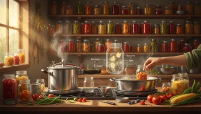 Practical Canning & Food Preservation: Water Bath, Pressure Canning, and the Science of Safe Storage